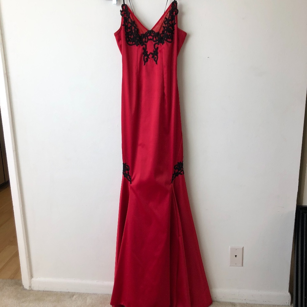 Red Trashy Lingerie Gown